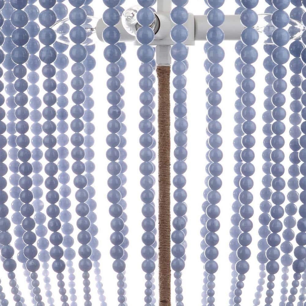 Angie Beads Pendant Lamp - LIT4476 - Blue - Safavieh