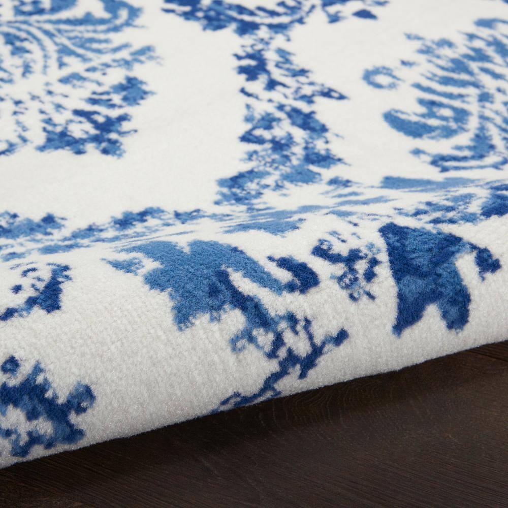 Nourison Whimsicle WHS01 Indoor only Area Rug - Ivory Navy 8' x 10'