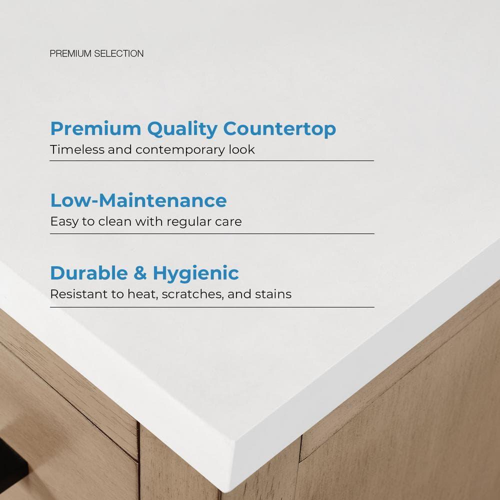OVE Decors Bailey 42" Single Bathroom Vanity with Premium Countertop