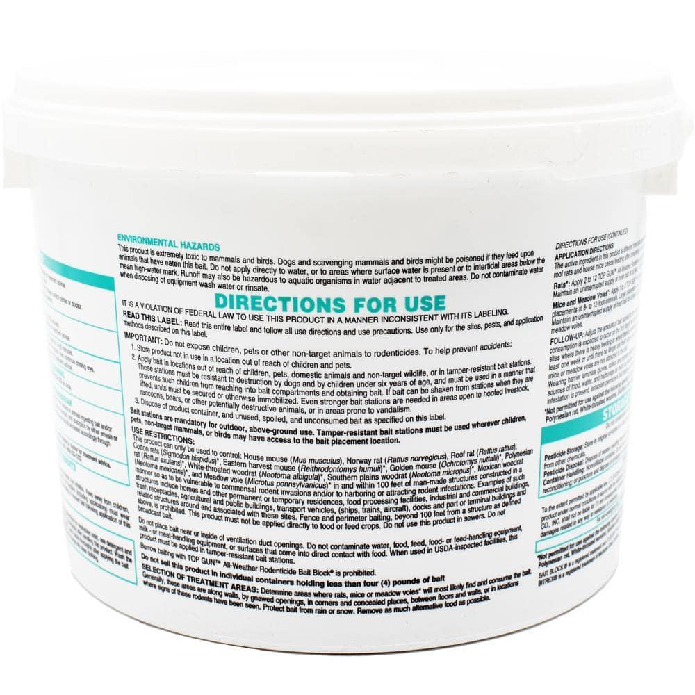 Jt Eaton Rodenticide,Blocks,Bromethalin,4.5 lb. 750