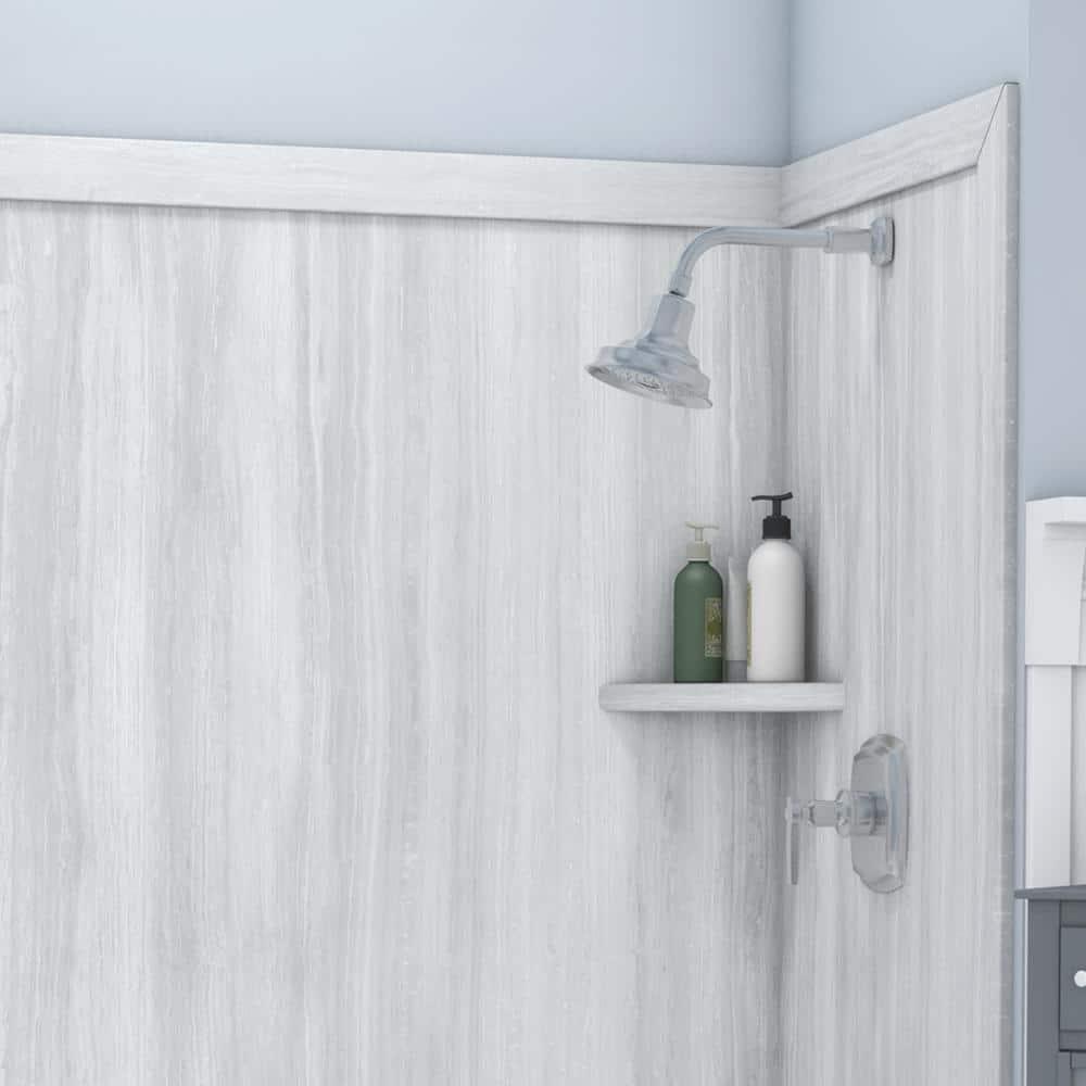 FlexStone Elite 60"W x 32"D x 60"H Alcove Bathtub Surround