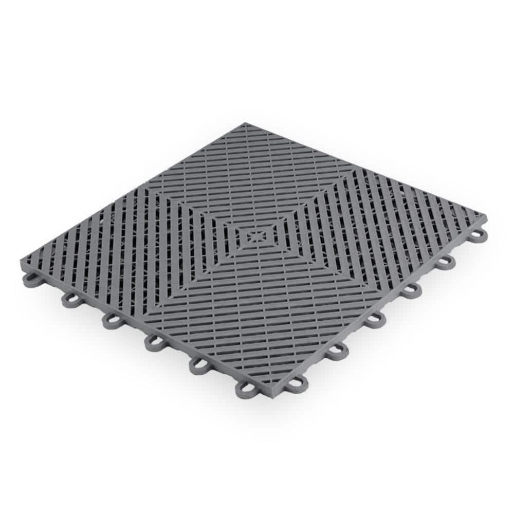 Swisstrax Ribtrax Swisstrax 12'' W x 12'' L Garage Flooring Tiles