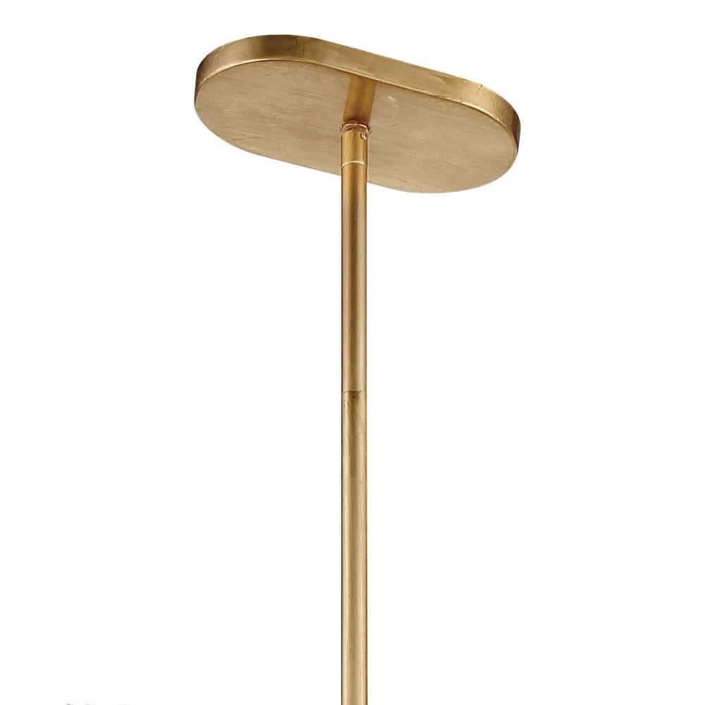 Crystorama Bleecker 8 Light Antique Gold Chandelier - 36'' W x 16'' H