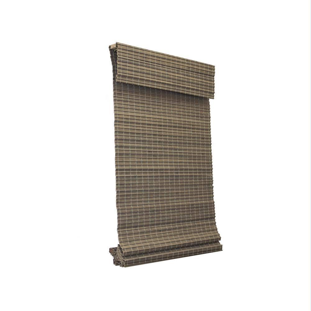 Radiance Newport 27-in Cordless Driftwood Roman Shade