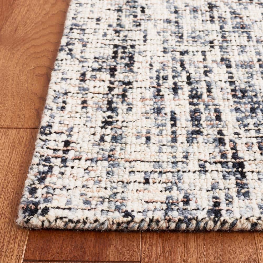 Abstract ABT493 Hand Tufted Area Rug - Black/Beige - 4'x6' - Safavieh.