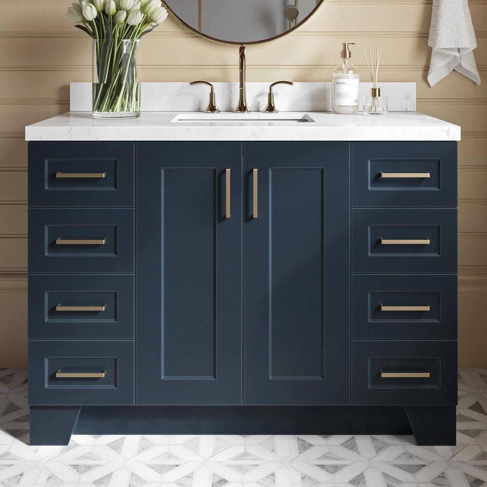 Sawyer 48'' Solid Wood Single Bathroom Vanity Base Only, Base Cabinet without Top