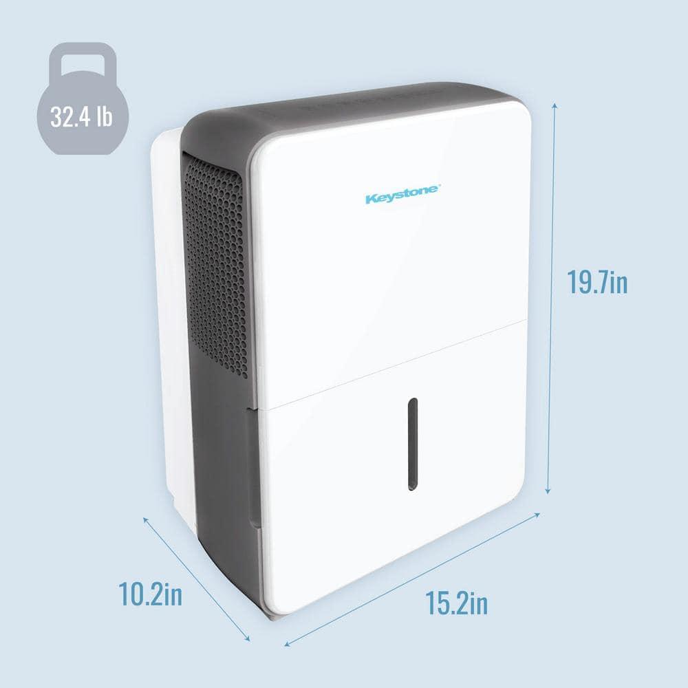 Keystone Energy Star Keystone 22 Pints Tower Dehumidifier for Rooms up to 16500 Cubic Feet