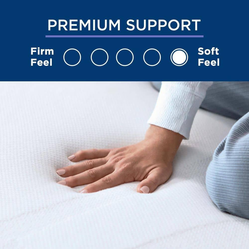Alwyn Home 3" Memory Foam Mattress Topper, Queen,White