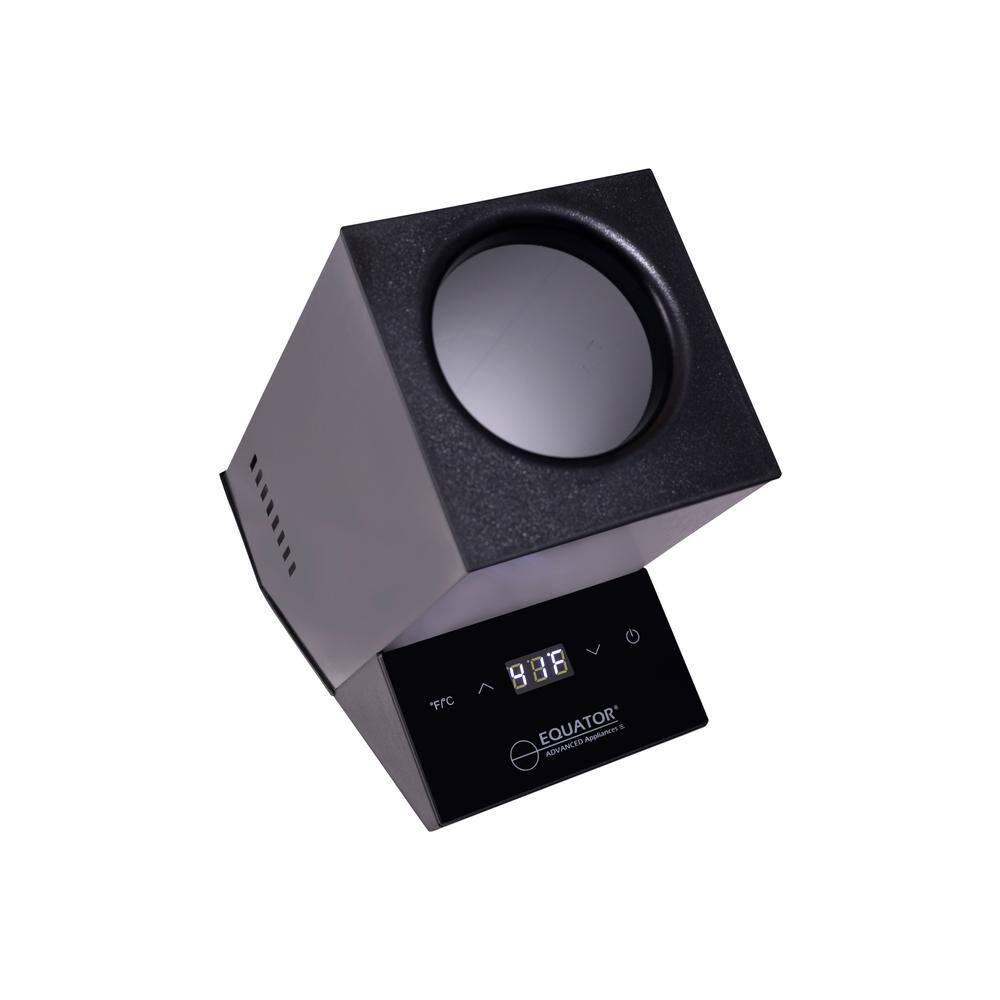 Equator Advanced Appliances Equator 110V/12V Portable Electric Wine Chiller for Red, White, Champagne, and Water Bottles, 750mL Single Bottle Cooler, Stainless Body, Rechargeable, 24h Cold, Ideal for Parties & Gifts