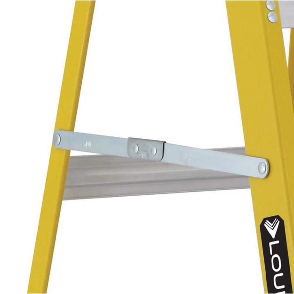 Louisville Ladder 8 ft. Fiberglass Step Ladder with 250 lbs. Load Capacity Type I Duty Rating