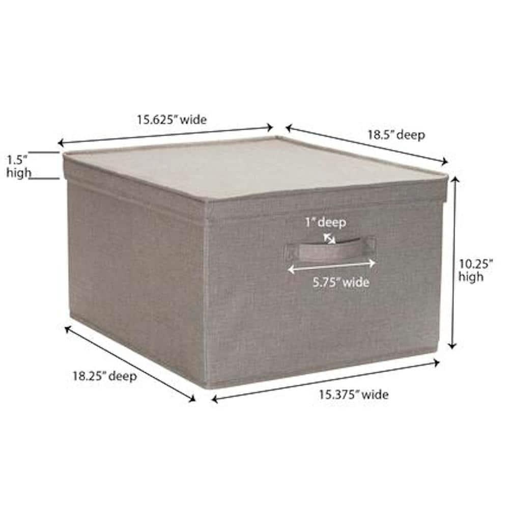 Household Essentials Fabric Bin (Set of 2)