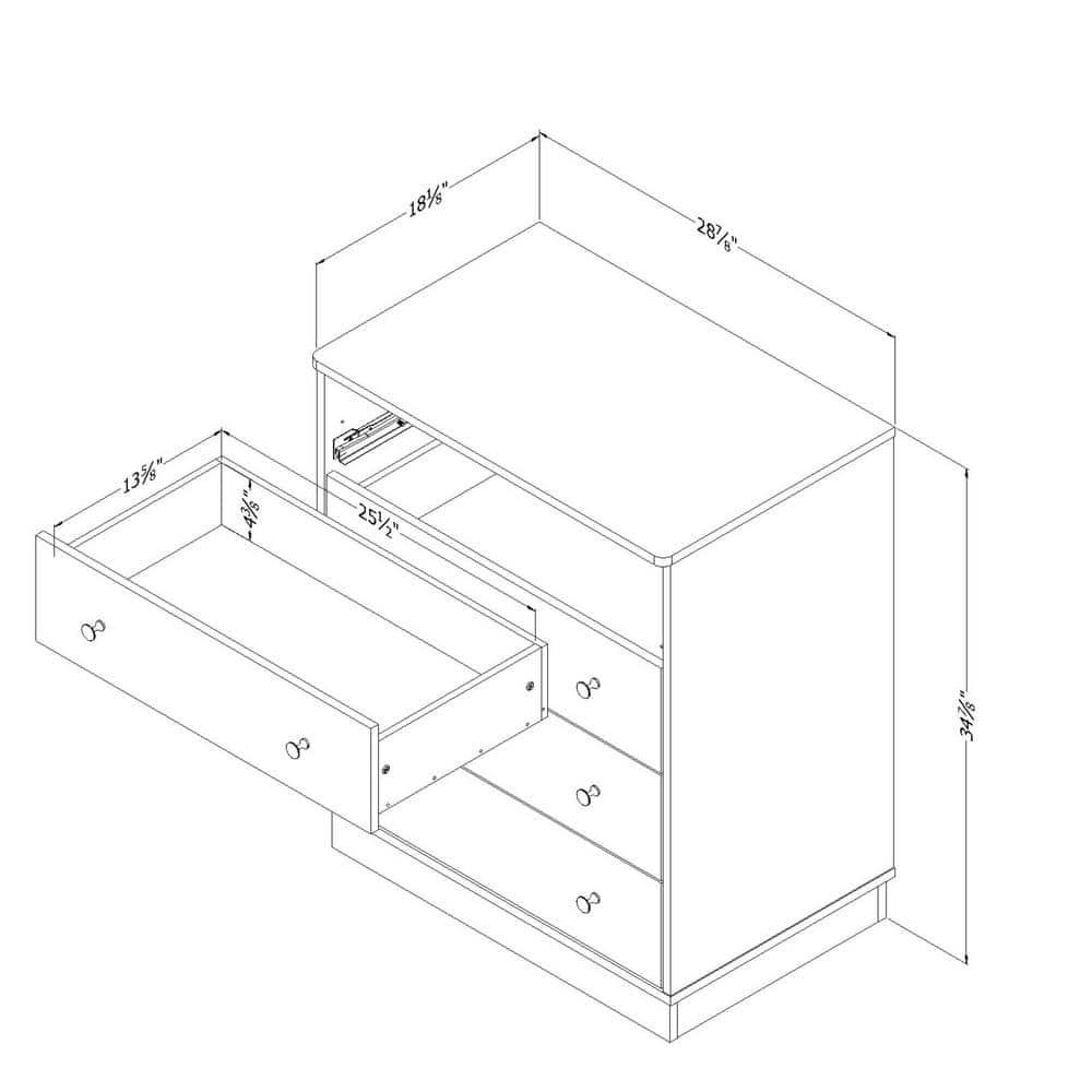 Versa 2 - Drawer Nightstand