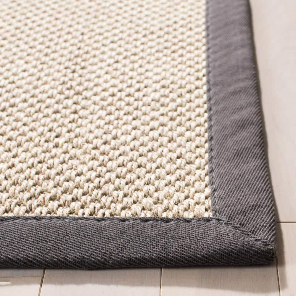 Natural Fiber NF443 Power Loomed Area Rug - Marble/Grey - 5'x8' - Safavieh.