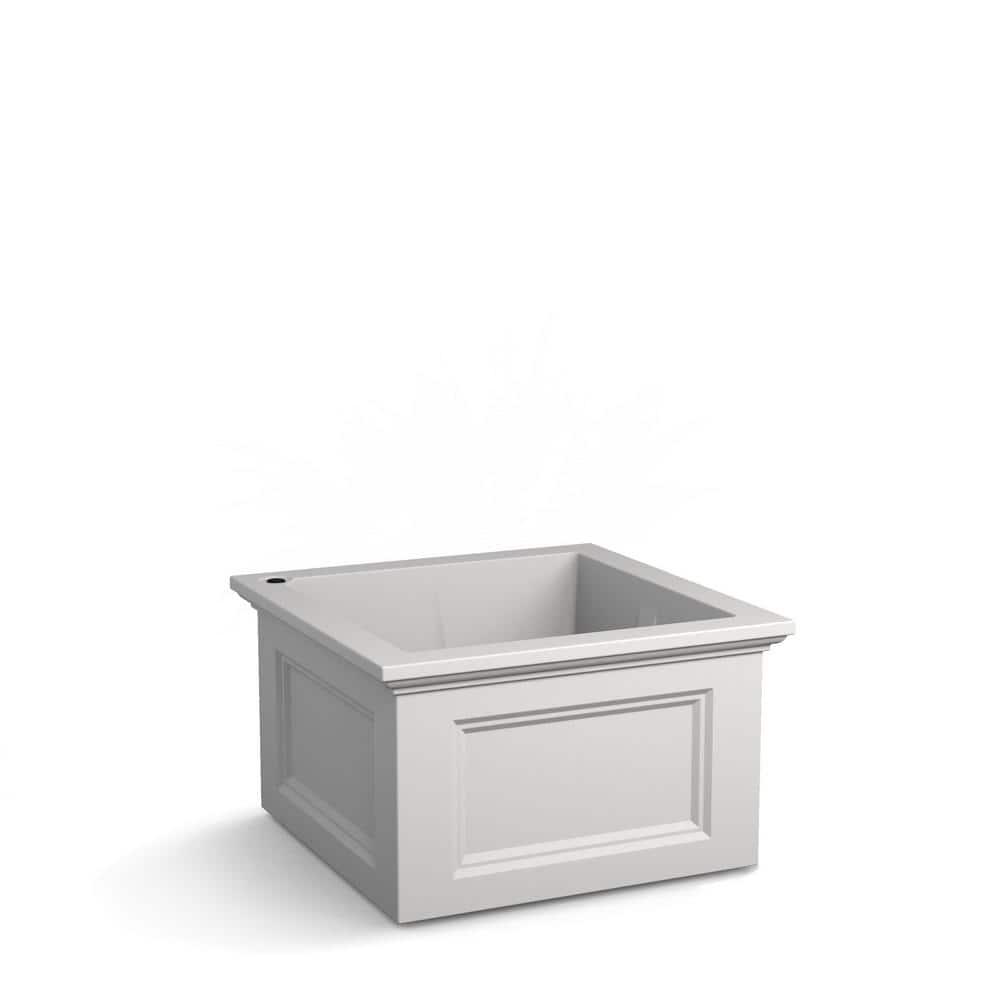 Mayne Fairfield 24"x 24"x 14" Square White Garden Bed