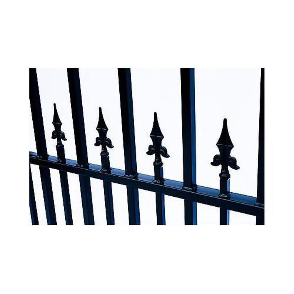 ALEKO Prague Black Metal Gate