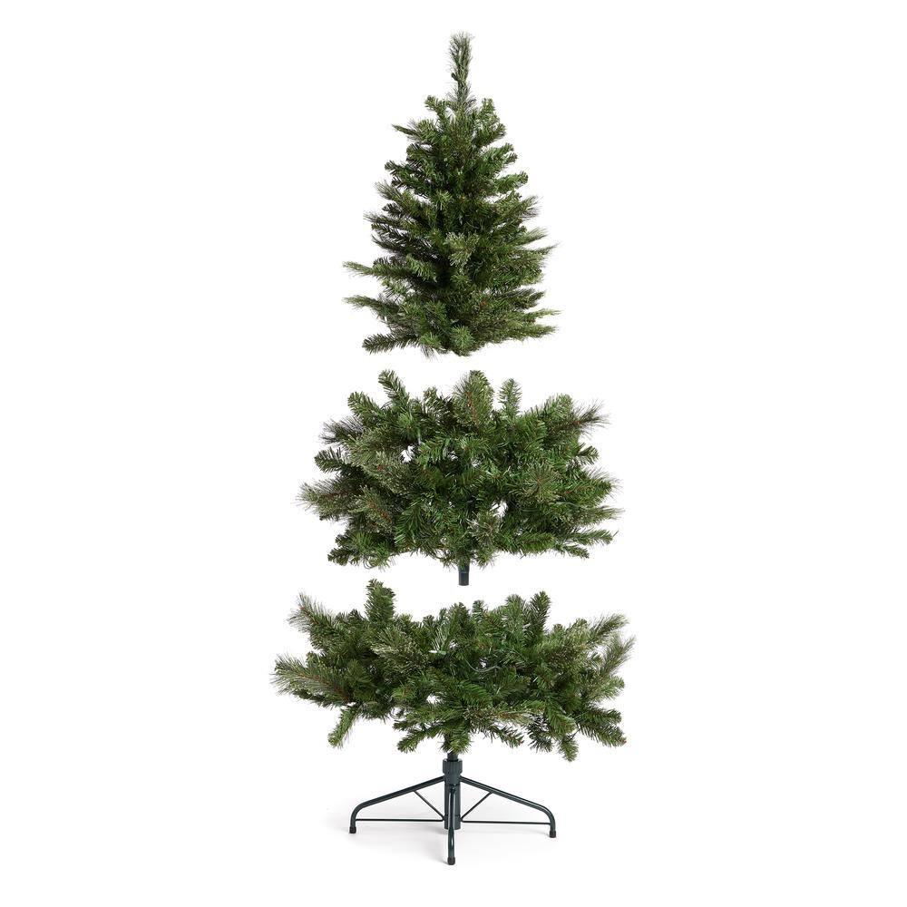 Home Heritage Cascade Quick Set Artificial Christmas Tree