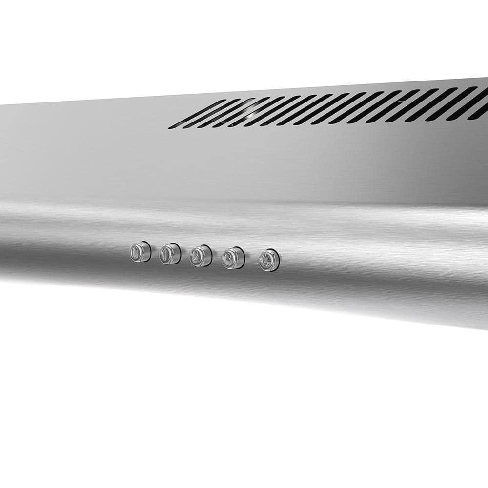 Streamline Amendola 36" 80 Cubic Feet Per Minute Convertible Under Cabinet Range Hood with Mesh Filter and Light Included