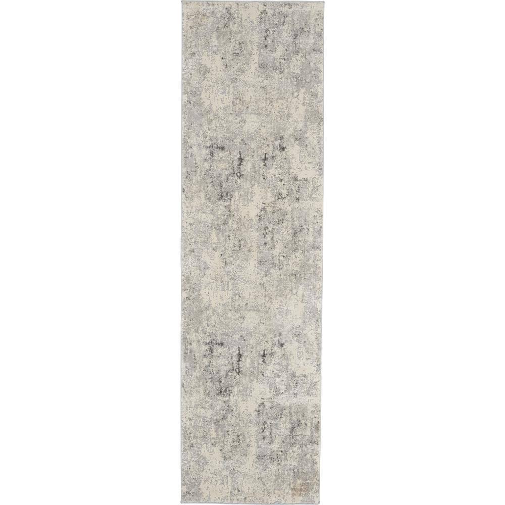 Nourison Rustic Textures Modern Indoor Area Rug Grey/Beige 2'2" x 7'6"