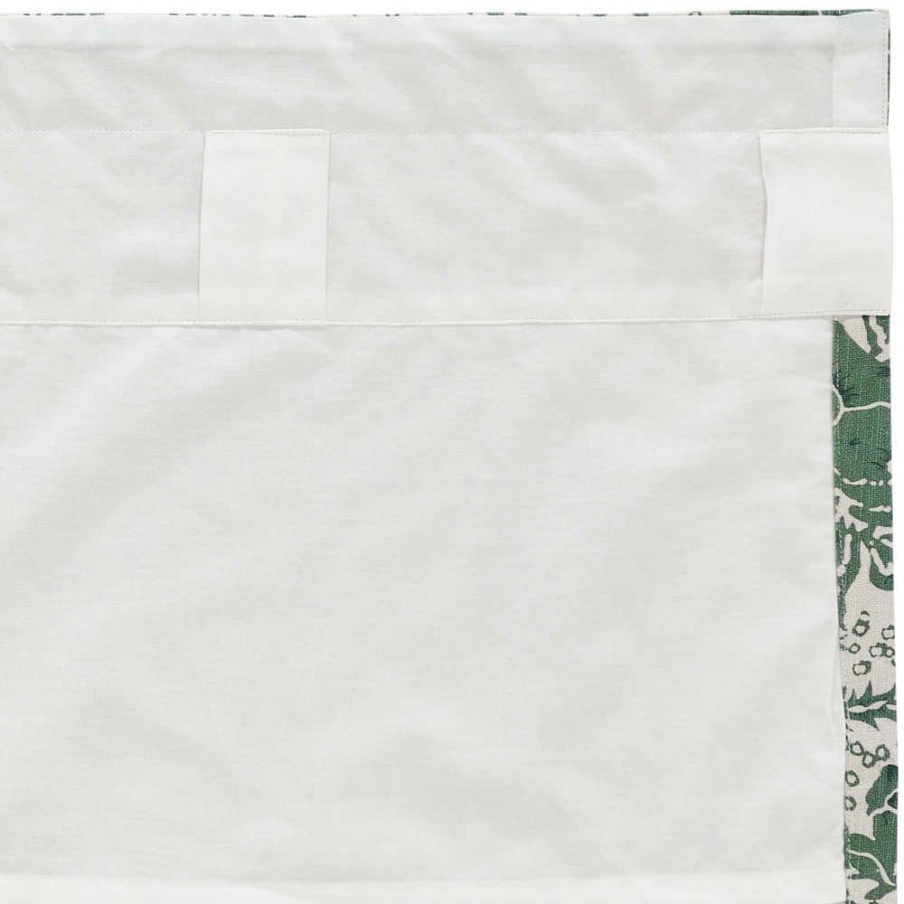 VHC Brands Dorset, Farmhouse Prairie Curtain Panels, Floral, Green, 63x36x18, Set of 2