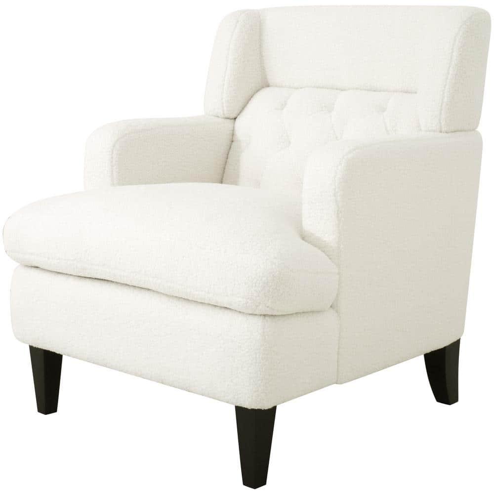 Christopher Knight Home Mantua Fabric Tufted Accent Chairs,Beige