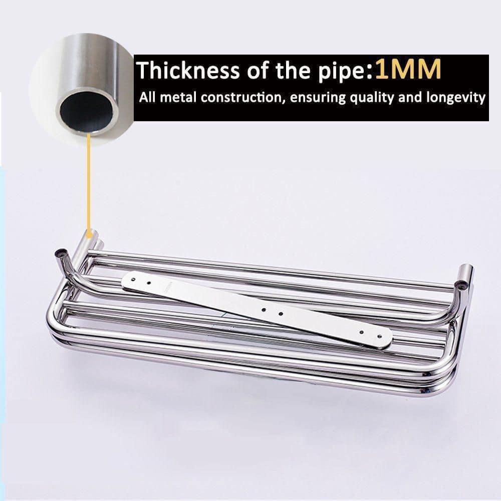 3 Wall Mounted Required Towel Rack