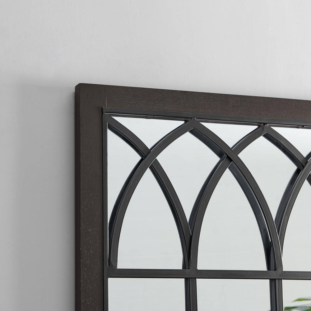 FirsTime & Co. Dark Brown Grandview Arch Wall Mirror, Farmhouse, Rectangular, 23.6 x 1.25 x 37.4 in