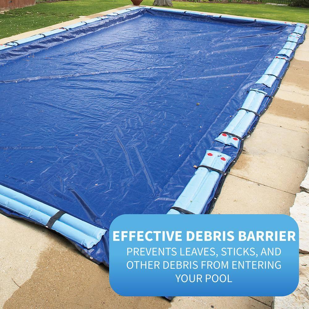 Blue Wave Products 15-Year Rectangular In Ground Pool Winter Cover