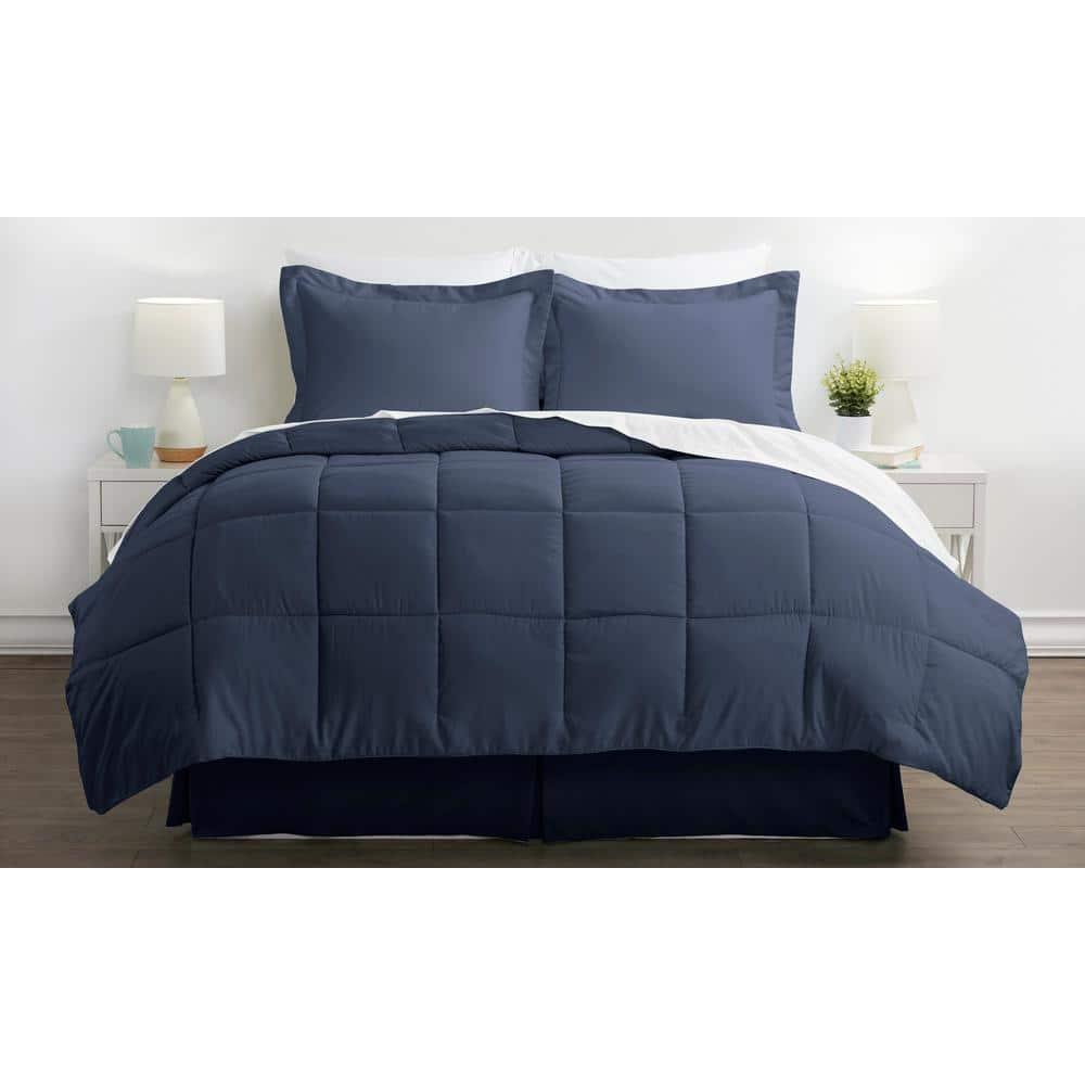 IEnjoy Home Simply Soft 8 Piece Microfiber Complete Bedding Set