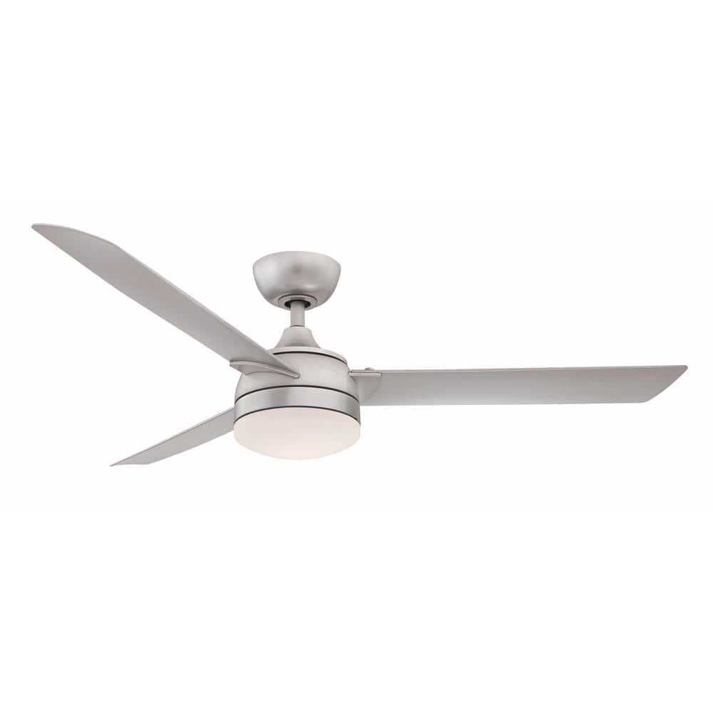 Alya Indoor / Outdoor Ceiling Fan + Light - Silver