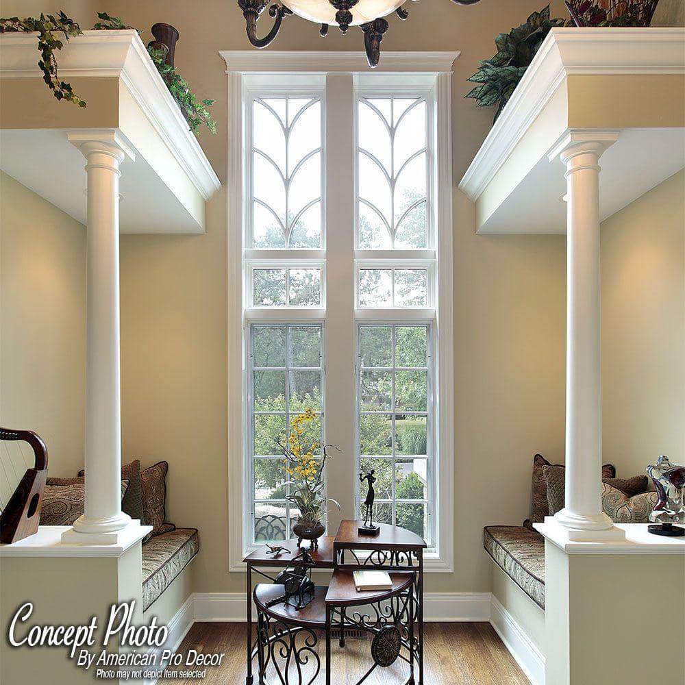 WM 163E 5-5/8 in x 1/2 in x 6 in Long Plain Recycled Polystyrene Base Moulding Sample