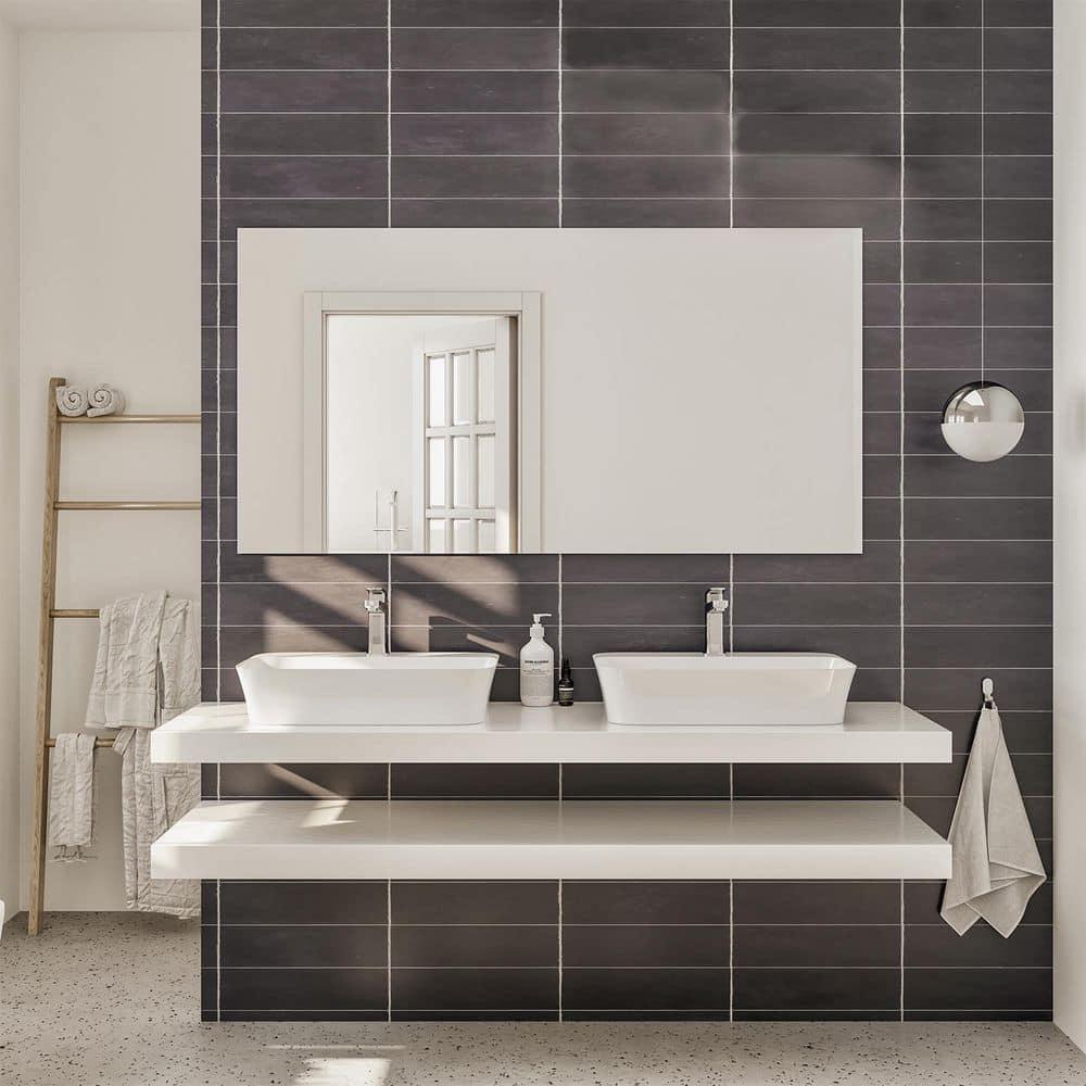 Eviva Sleek 48" Frameless Bathroom Mirror
