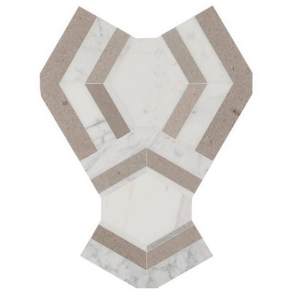 Bond Tile Tenor Marble Random Mosaic Wall & Floor Tile