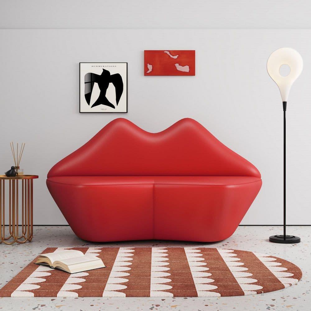 Ivy Bronx 61.8'' Faux Leather Loveseat