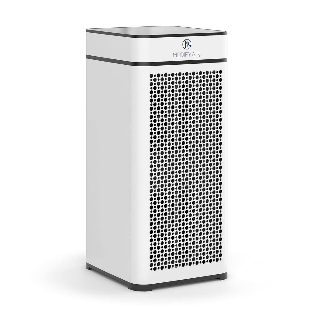 White Ionic HEPA Filter Air Purifier with Odor Absorbing