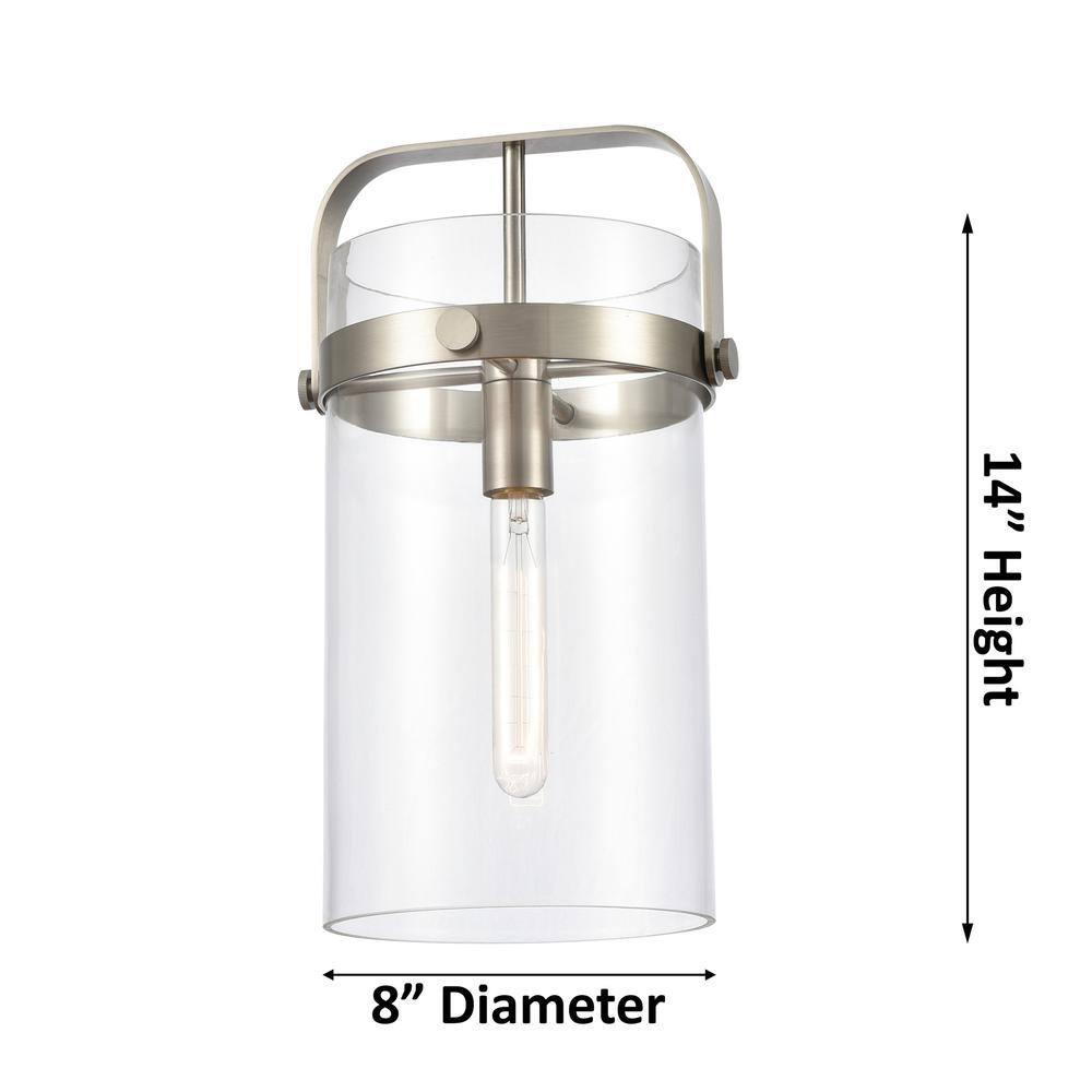 Innovations Lighting Pilaster 1 - Light Single Drop Pendant Pendant