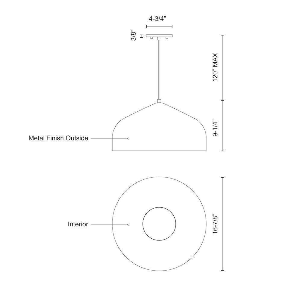 Helena 1 - Light Single Pendant