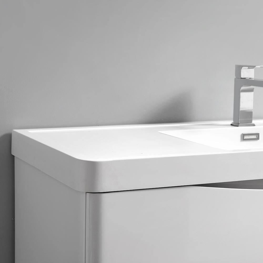 Tuscany 32" Wall Mount Single Sink Bathroom Vanity Set with Medicine Cabinet (Faucet Not Included)