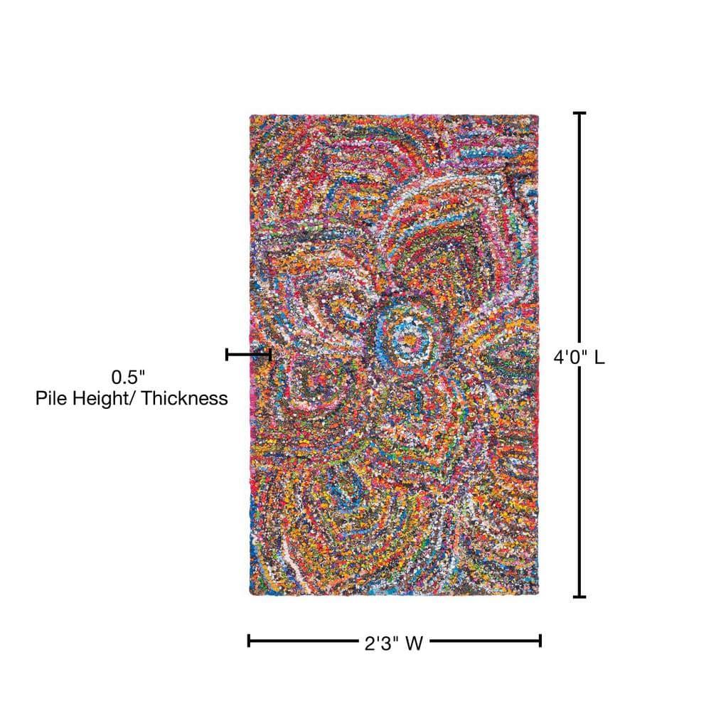 Nantucket NAN437 Hand Tufted Accent Rug - Multi - 2'3"x4' - Safavieh.