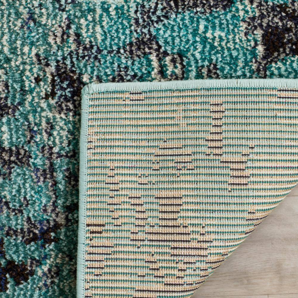 Monaco MNC225 Power Loomed Indoor Accent Rug - Light Blue/Multi - 3'x5' - Safavieh
