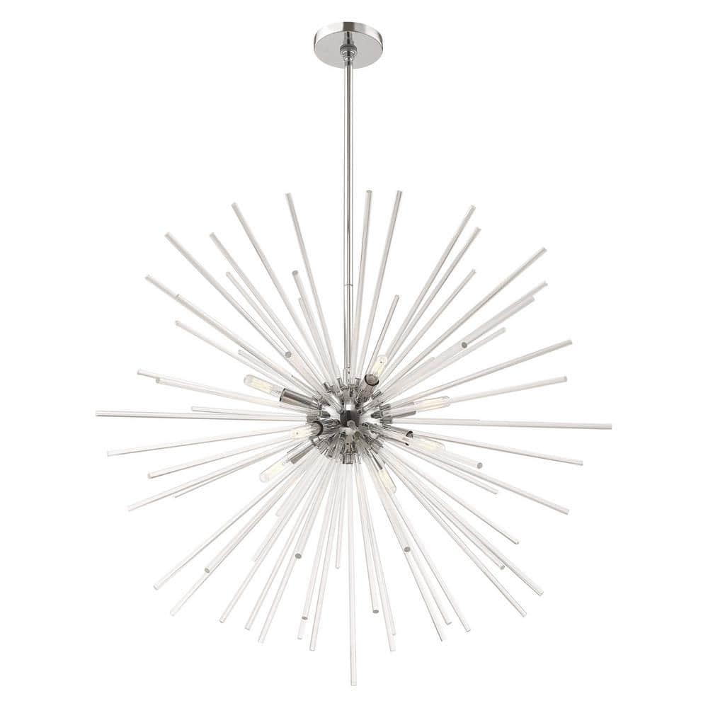 Livex Lighting Utopia 8 - Light Chandelier in  Polished Chrome
