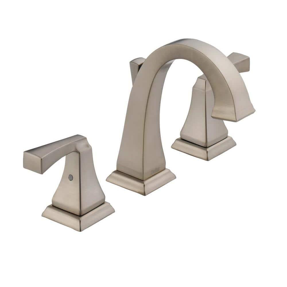 Dryden Widespread Bathroom Faucet 3 Hole, 2-handle Bathroom Sink Faucet with Drain Assembly