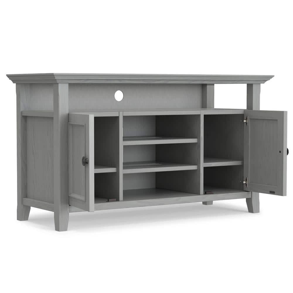 Simpli Home Amherst SOLID WOOD TV Media Stand  For TVs up to 60 inches
