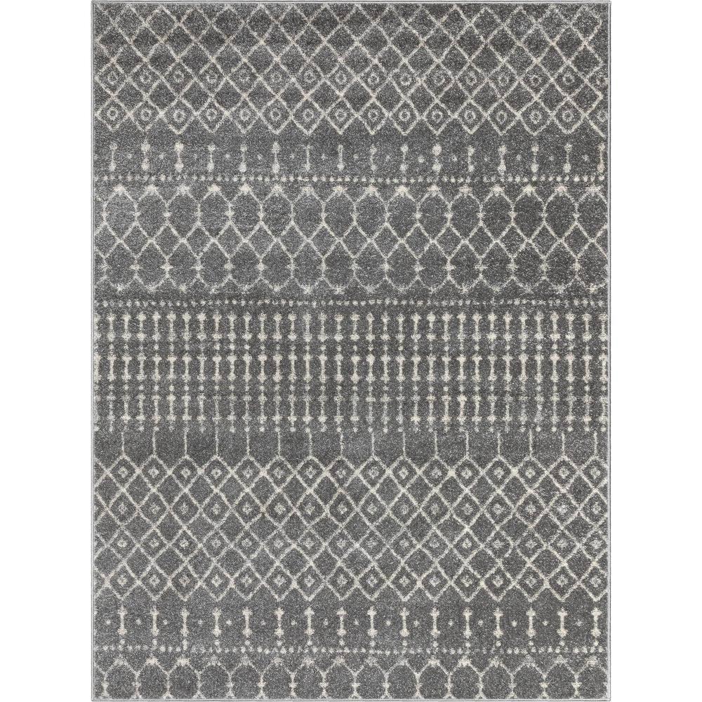 Mystic Colette Moroccan Trellis Grey Area Rug