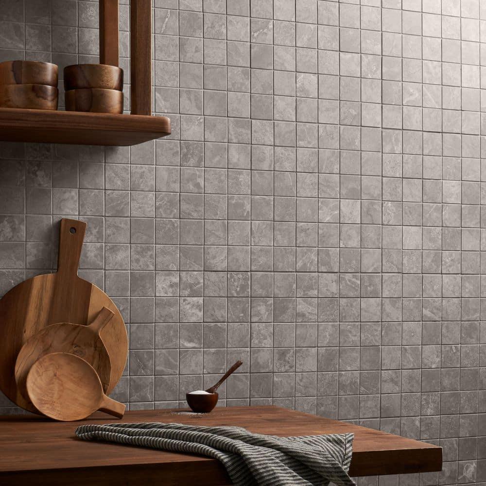 Nova 11.81 In. X 11.81 In. Matte Porcelain Mosaic Floor And Wall Tile (0.96 Sq. Ft. / Each)