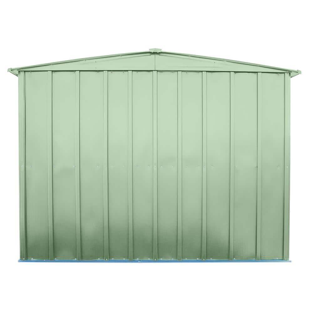 Arrow 8 ft. W x 6 ft. D Galvanized Steel Storage Shed