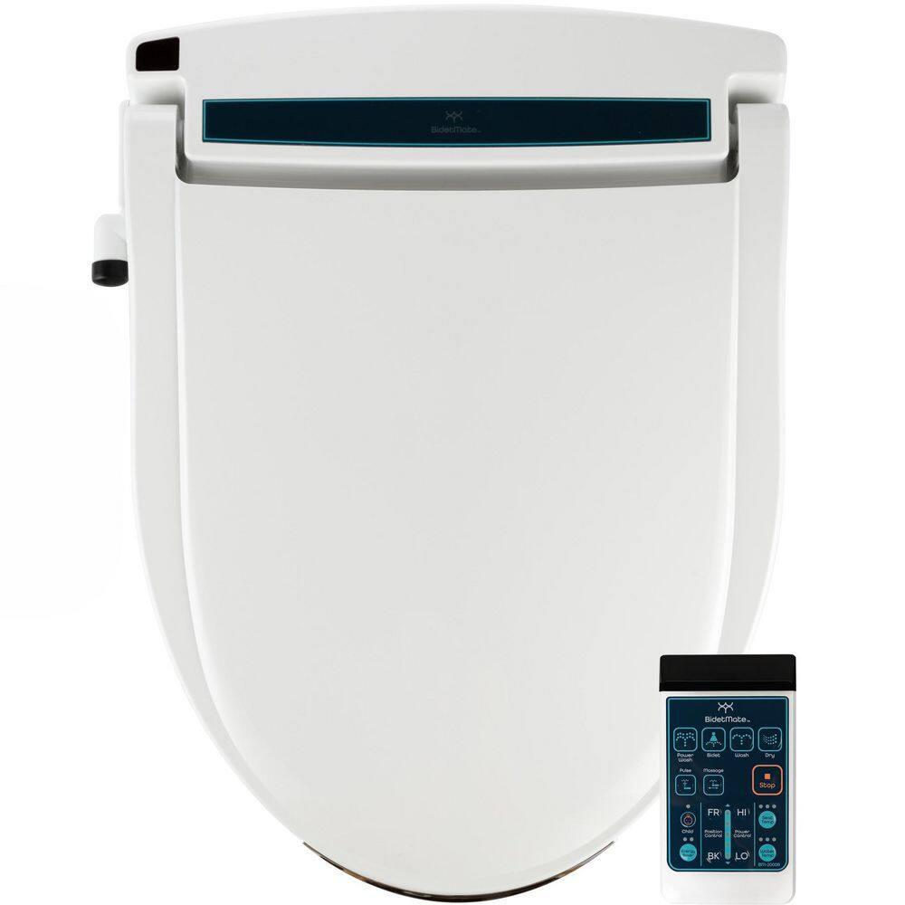 BidetMate Elongated Toilet Seat Bidet BM-2000R-E