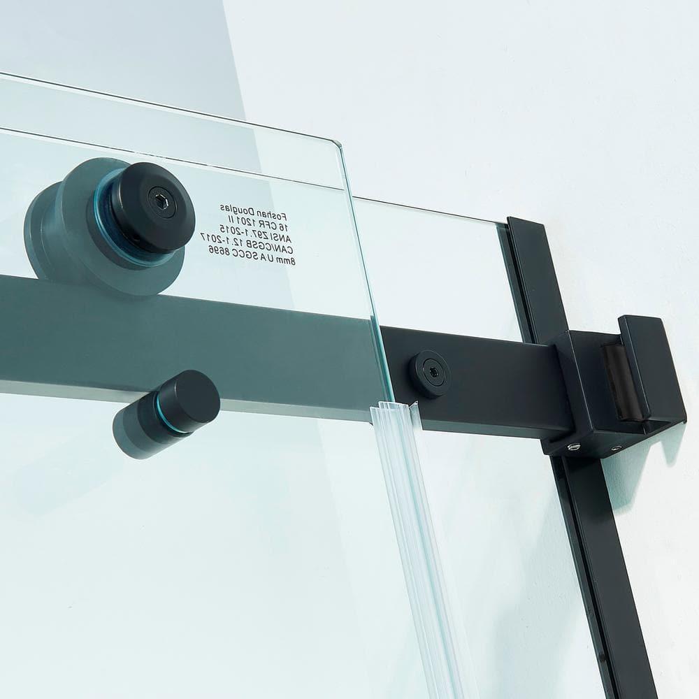 56"-60 ‘W x 75’ Aluminum Framed Shower Door