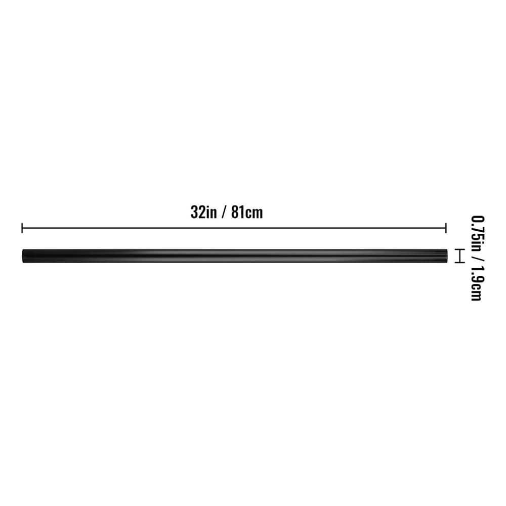 KFFKFF Aluminum Alloy Deck Railing for Wood and Composite Deck, Square Baluster for Outdoor Stair Deck Porch Deck Balusters, 101 Pack Metal Deck Spindles, 32"x0.8" Staircase Baluster with Screws