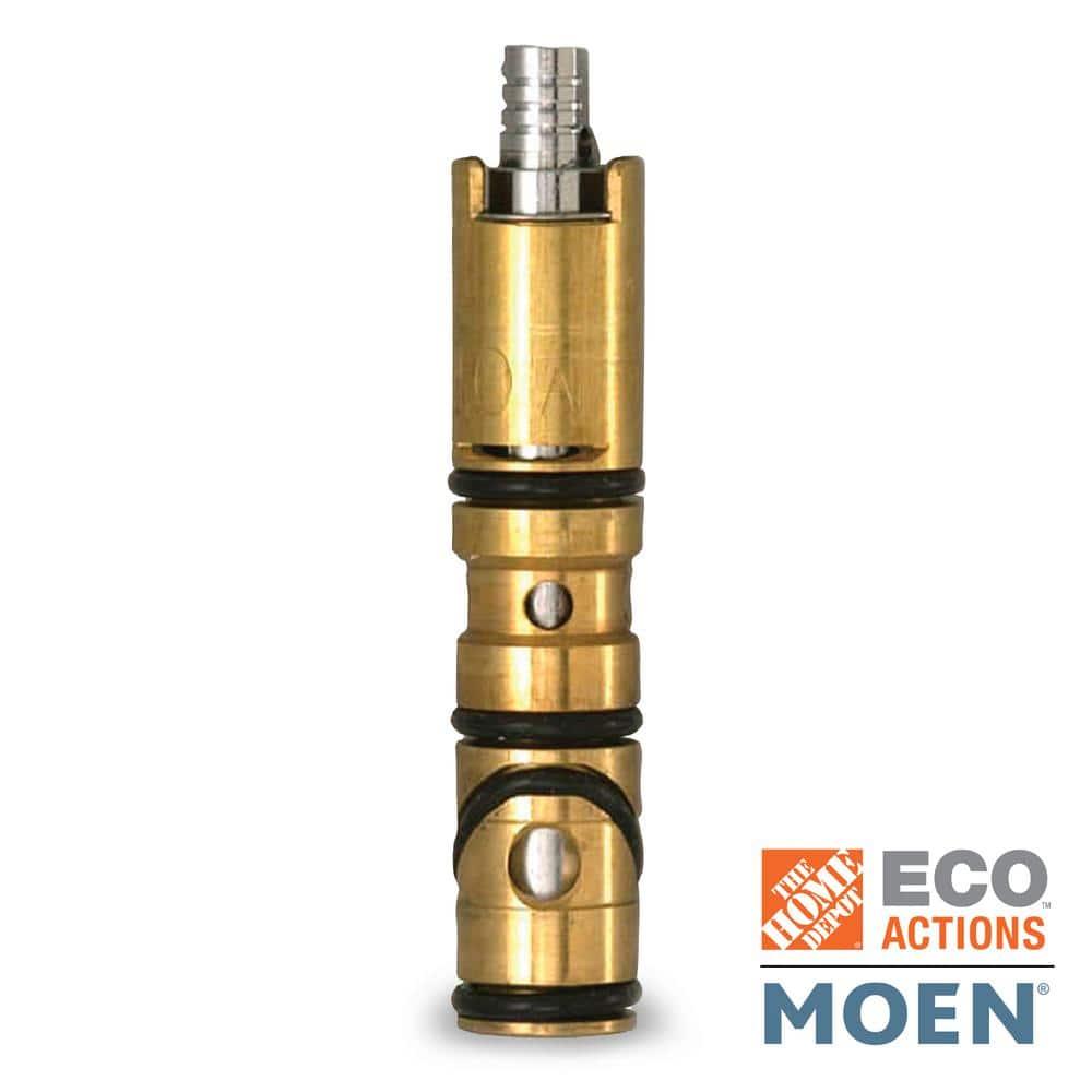 Moen Brass Single-Handle Kitchen and Bathroom Sink Faucet Cartridge Replacement, 1200