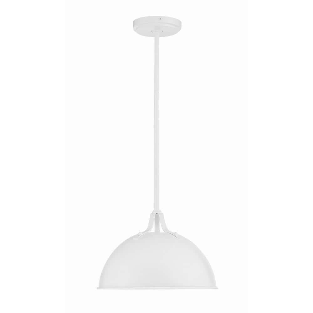 Crystorama Lighting Soto 1 - Light Pendant in  White